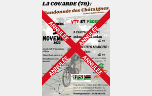 ❌ANNULATION RANDO LA COUARDE❌